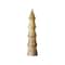 Hello Honey® 12.25" Tall Carved Mango Wood Tree with Rubbed Gold Foil Finish